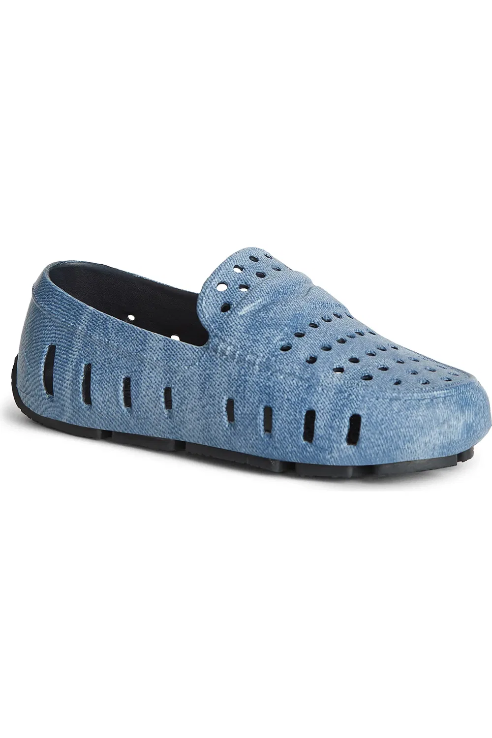 Детские туфли нескользящие Prodigy Driver FLOAFERS, Blue Denim