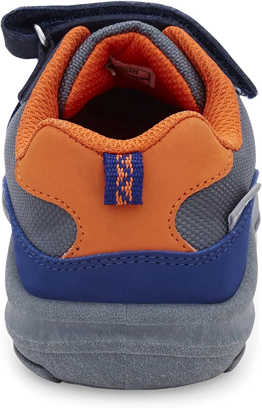 Детские кроссовки для мальчиков Sevvy OSHKOSH B'GOSH, Navy/Orange — фото 4