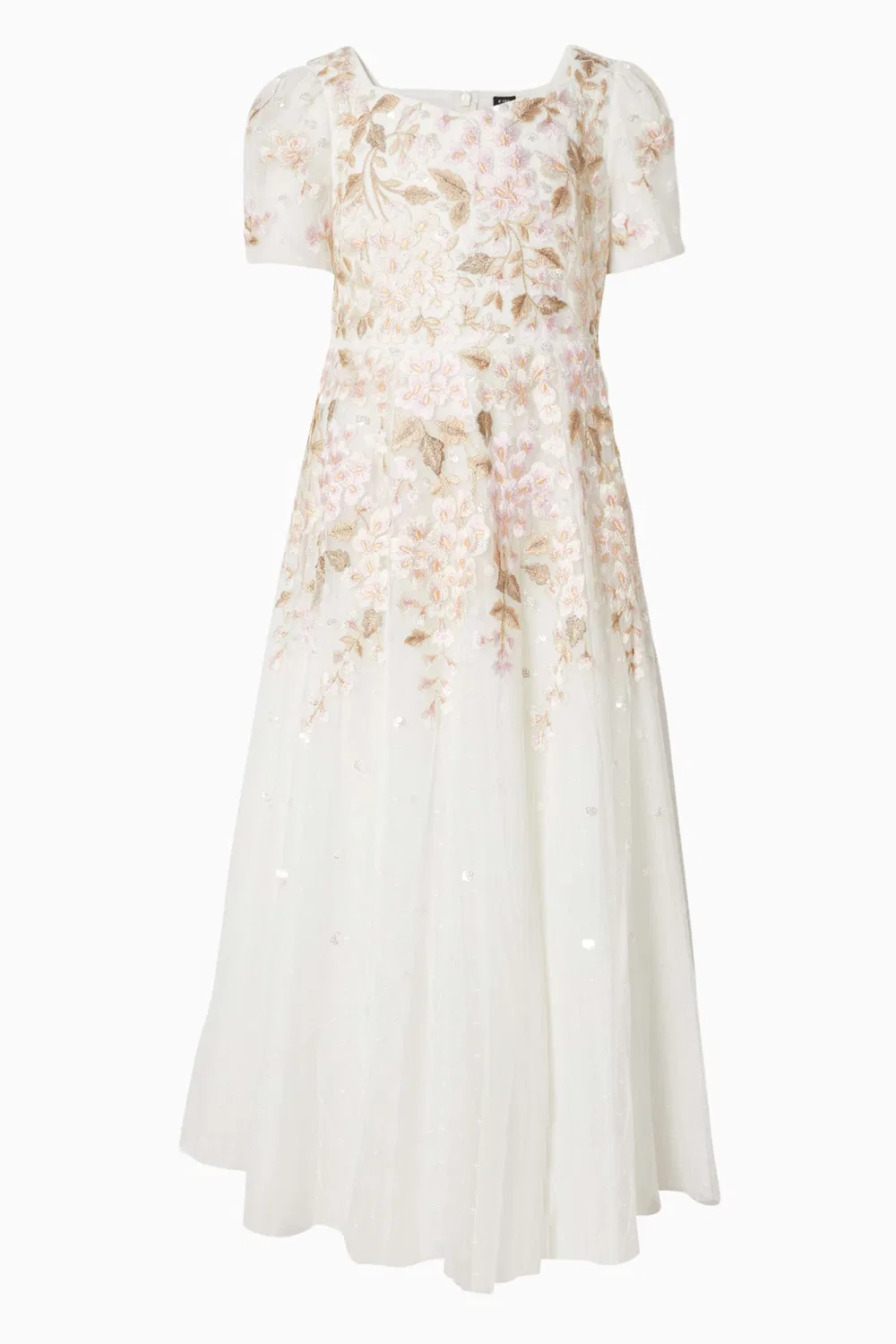 Платье с вышивкой Wisteria Dot Embroidered Gown Needle & Thread