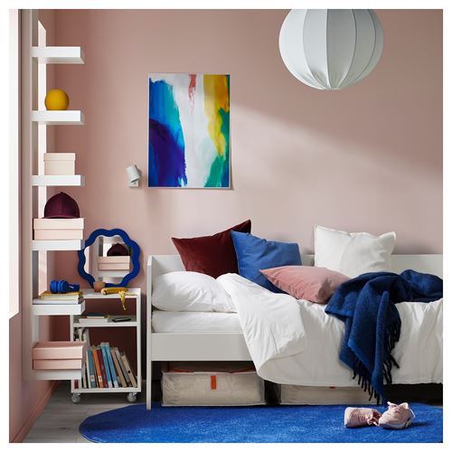 Кровать без ящиков IKEA VIHALS, 80x200 см, белый — фото 3