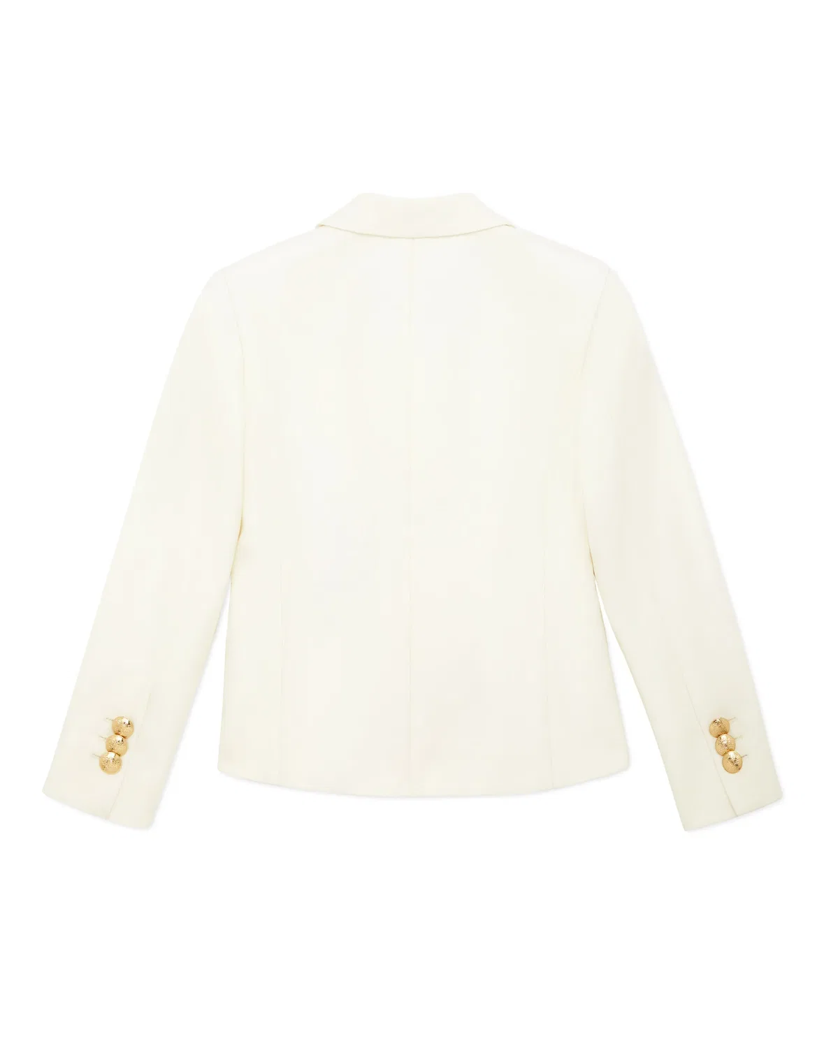 Детский блейзер для девочек с двубортным кроем Wool Marine Fit Blazer PHILIPP PLEIN, White — фото 2