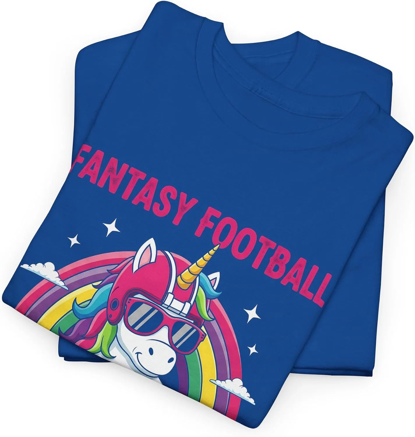Мужская футболка с принтом Fantasy Football Loser, королевский синий — фото 2