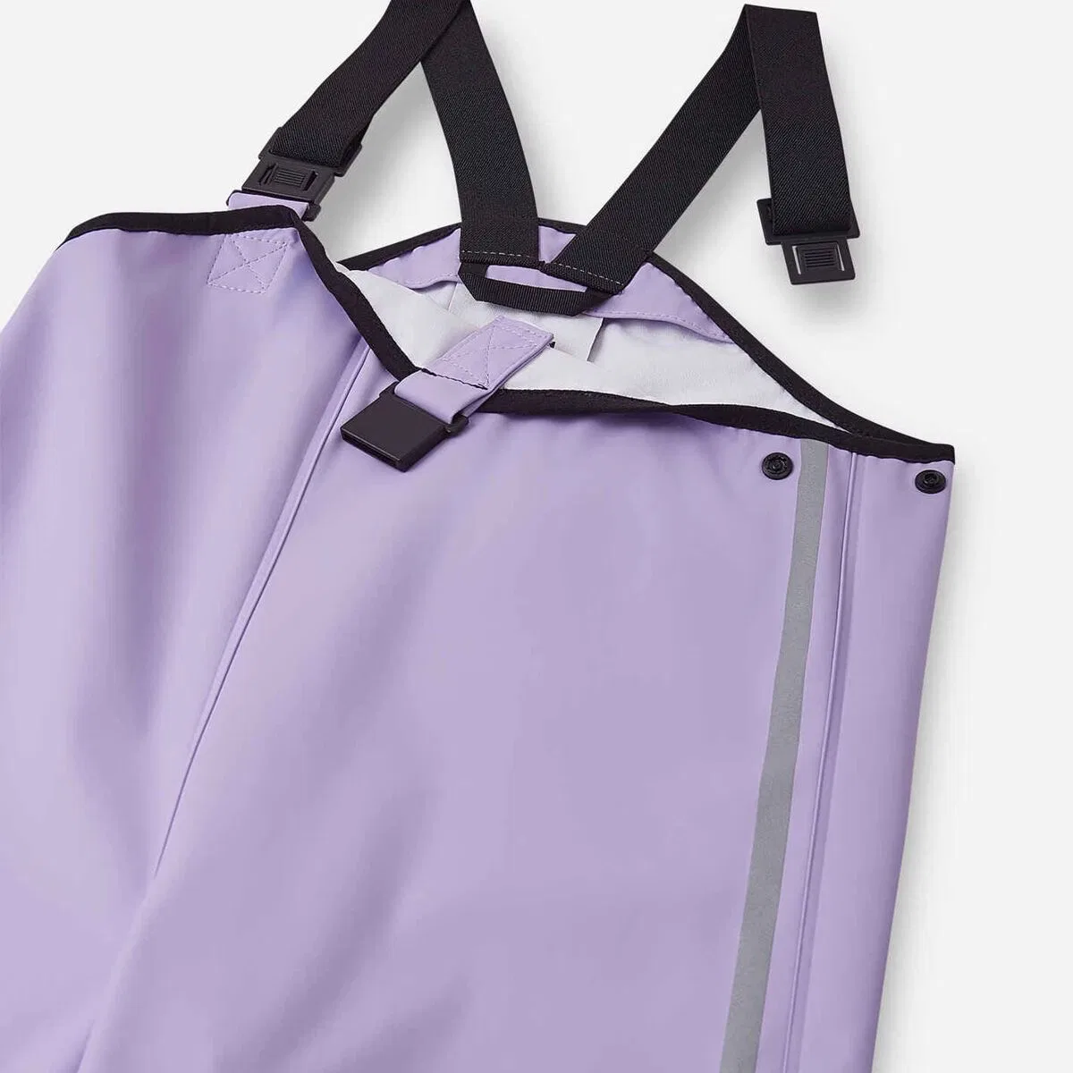 Детские дождевые штаны на подтяжках Lammikko Rain Pant Reima, Blooming Lilac — фото 2