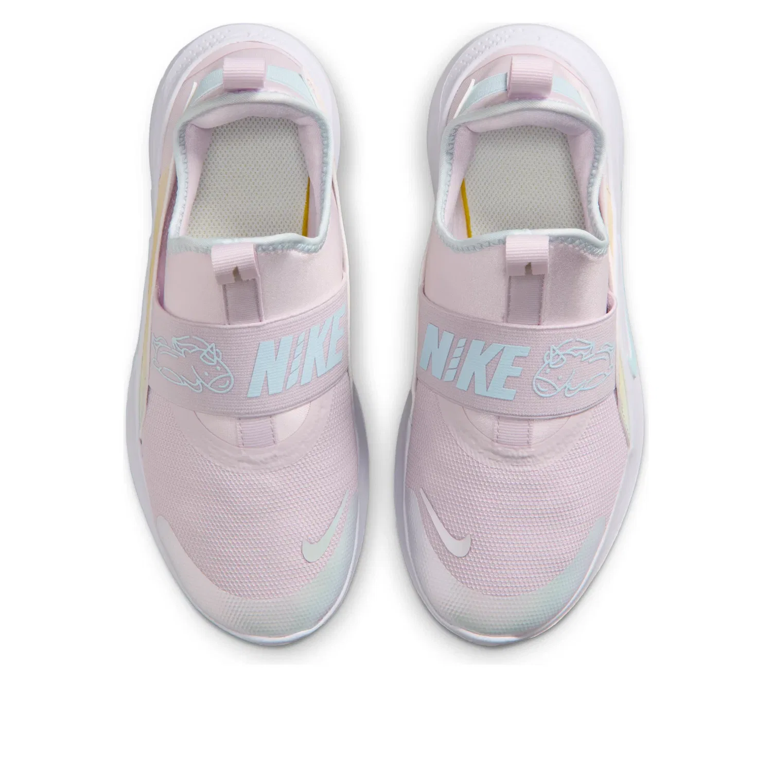 Детские кроссовки для бега с сетчатым верхом Flex Runner 4 Nike, розовый — фото 3