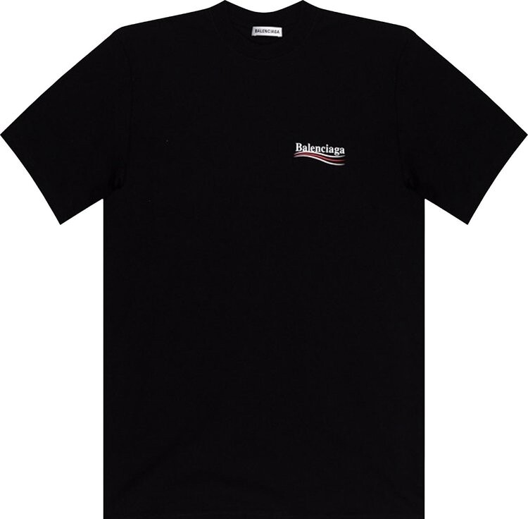 

Футболка Balenciaga Political Campaign T-Shirt 'Black', черный