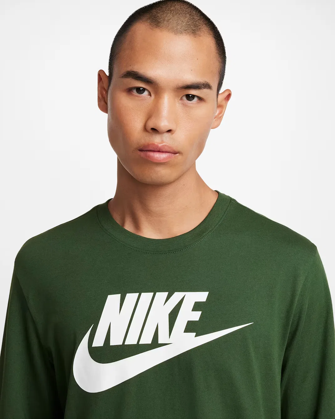 Мужская футболка с длинными рукавами Nike Sportswear, Fir — фото 3