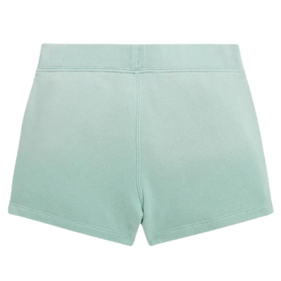 Шорты хлопковые с вышитым логотипом Girls Embroidered Logo Cotton Shorts Polo Ralph Lauren, Green — фото 2