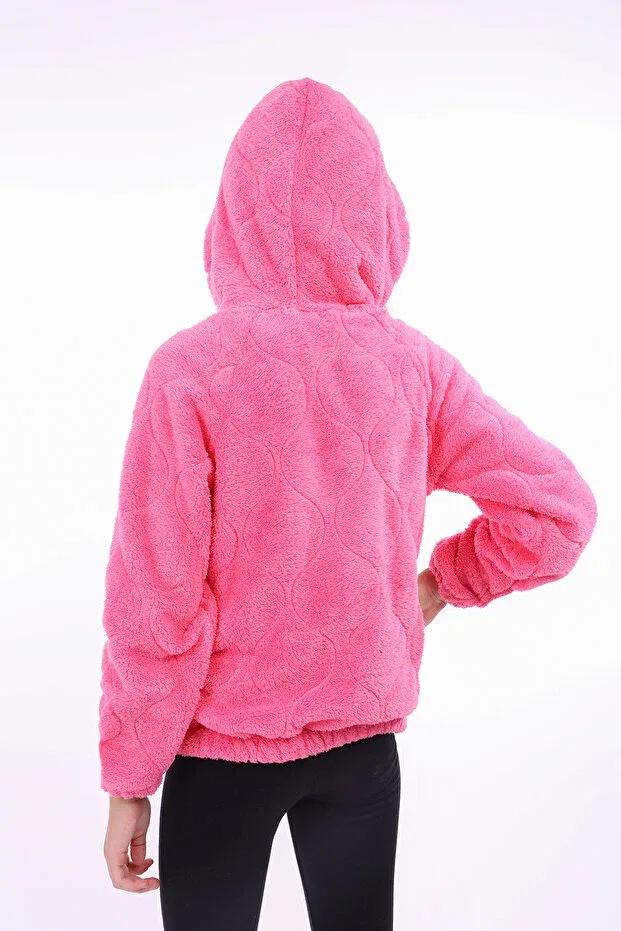 Детские свитшот для девочек с вышивкой Toontoy, Pink — фото 3