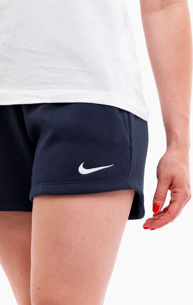 Женские шорты с эластичным поясом Park 20 Nike, Navyblau Jeansblau Weiss