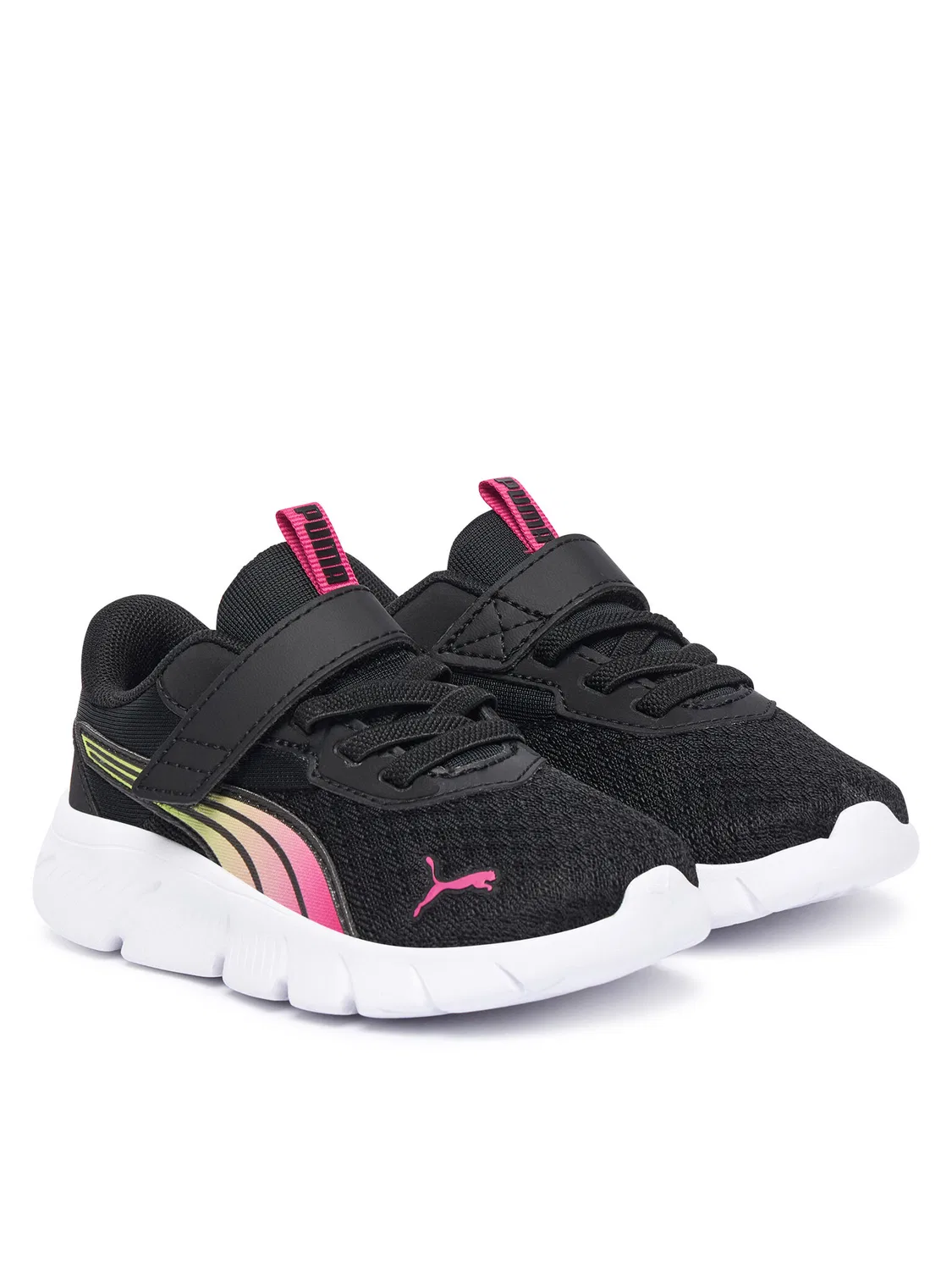 Кроссовки для девочки Flex Focus Moder Blaze Fade AC+Inf Puma, черный — фото 2