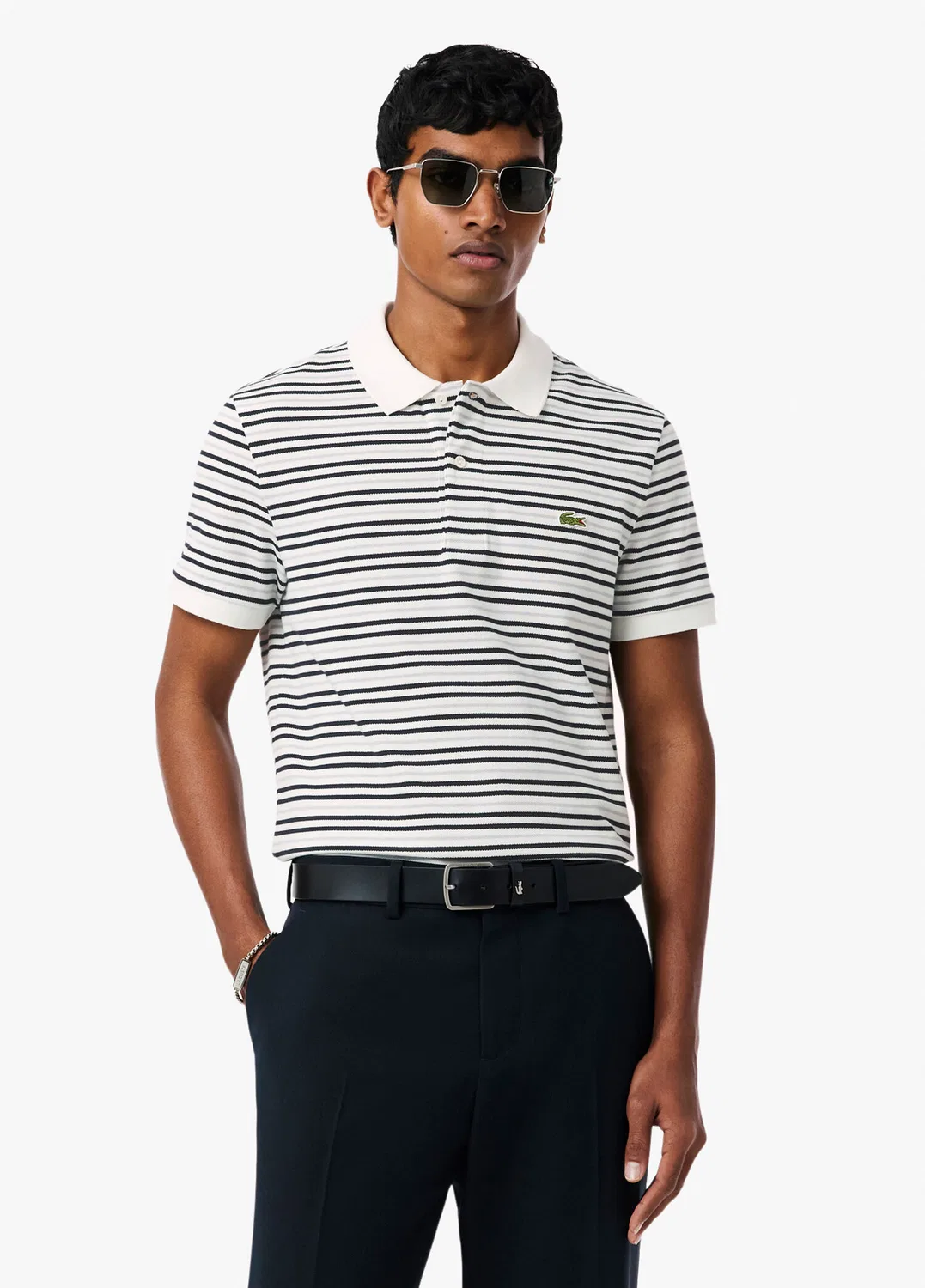 Футболка поло Classic Fit Lacoste, серый — фото 2
