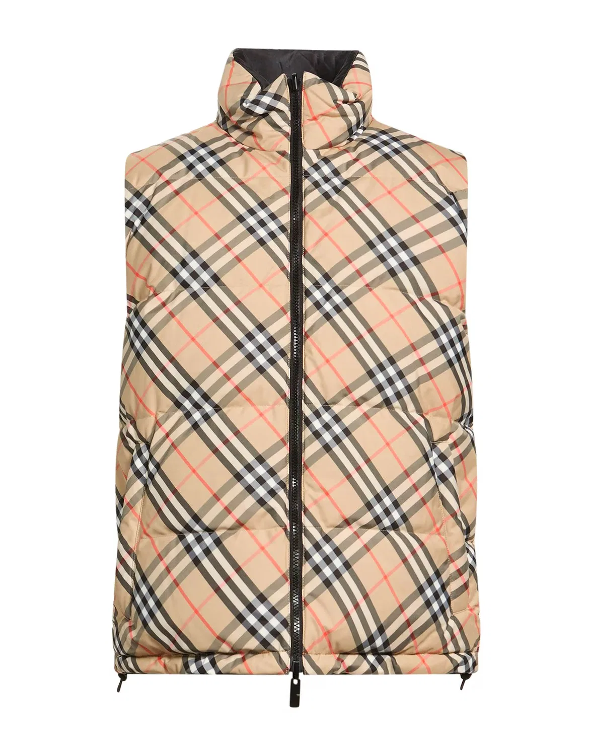 Мужской пуховик без рукавов Burberry, бежевый