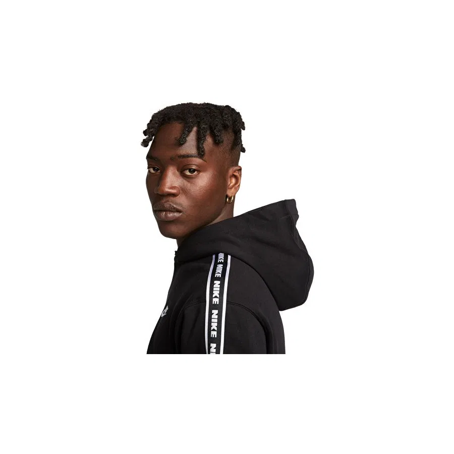 Мужской спортивный костюм из футера Nike Clup Fleece Hoodie Track Suit FB7296-010, Черный — фото 4