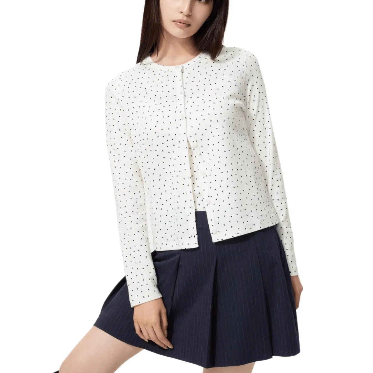 Вязаный джемпер UNIQLO, Ivory
