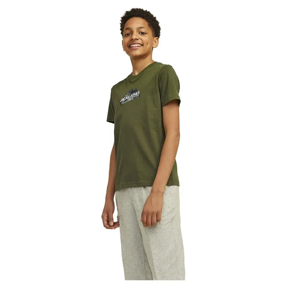 Футболка Mountain Logo Jack & Jones, зеленый