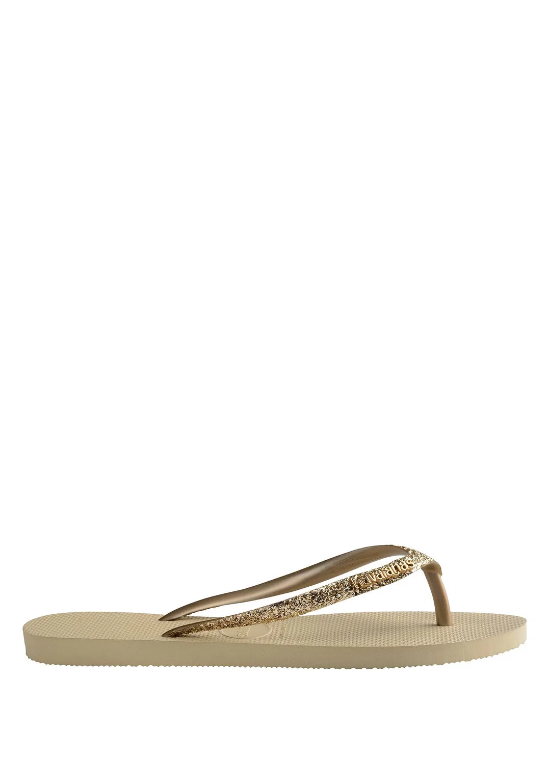 Шлепанцы Havaianas Slim Glitter Gold, Gold — фото 2