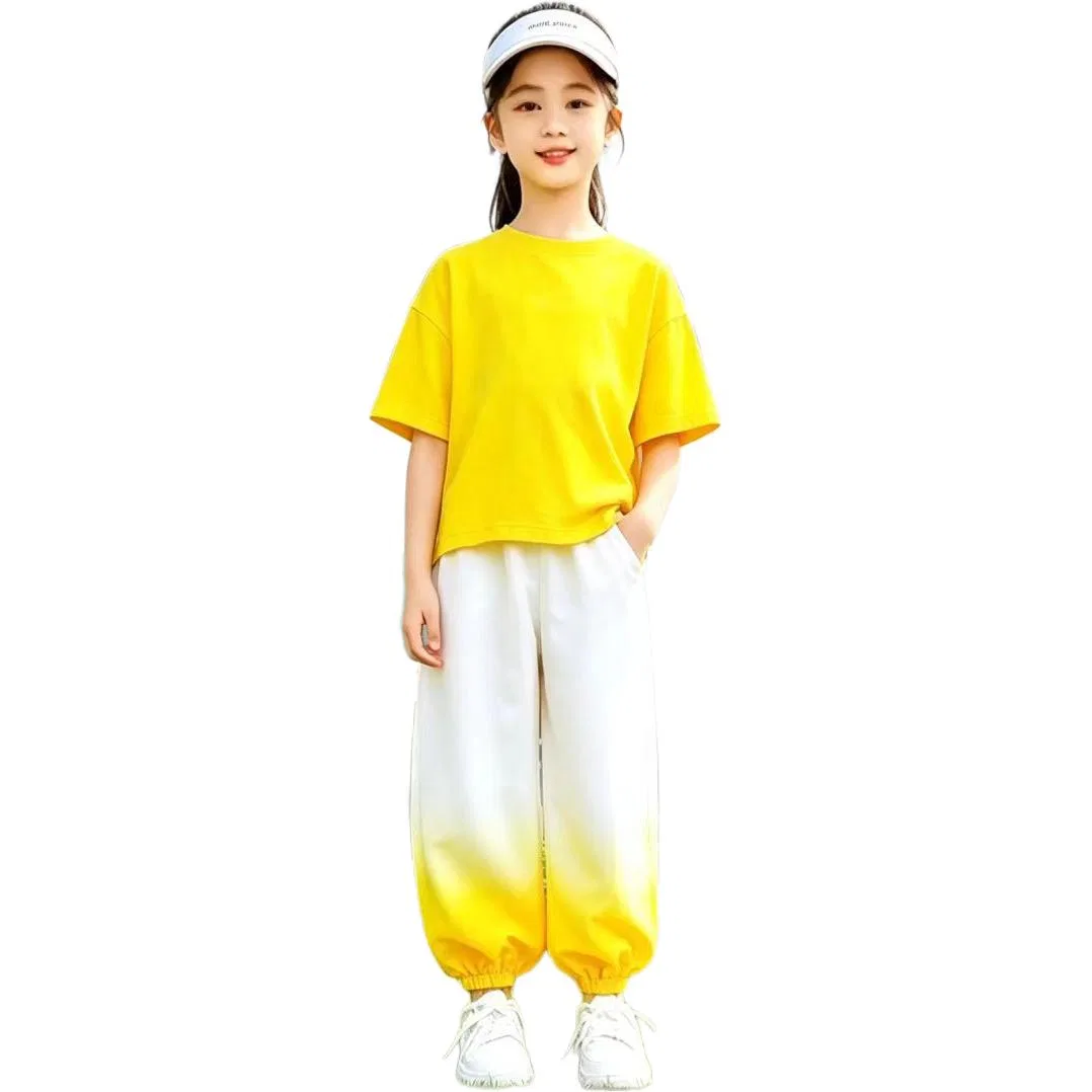 Детский спортивный комплект из двух предметов Yellow Two-Piece Set MADALLO, Yellow