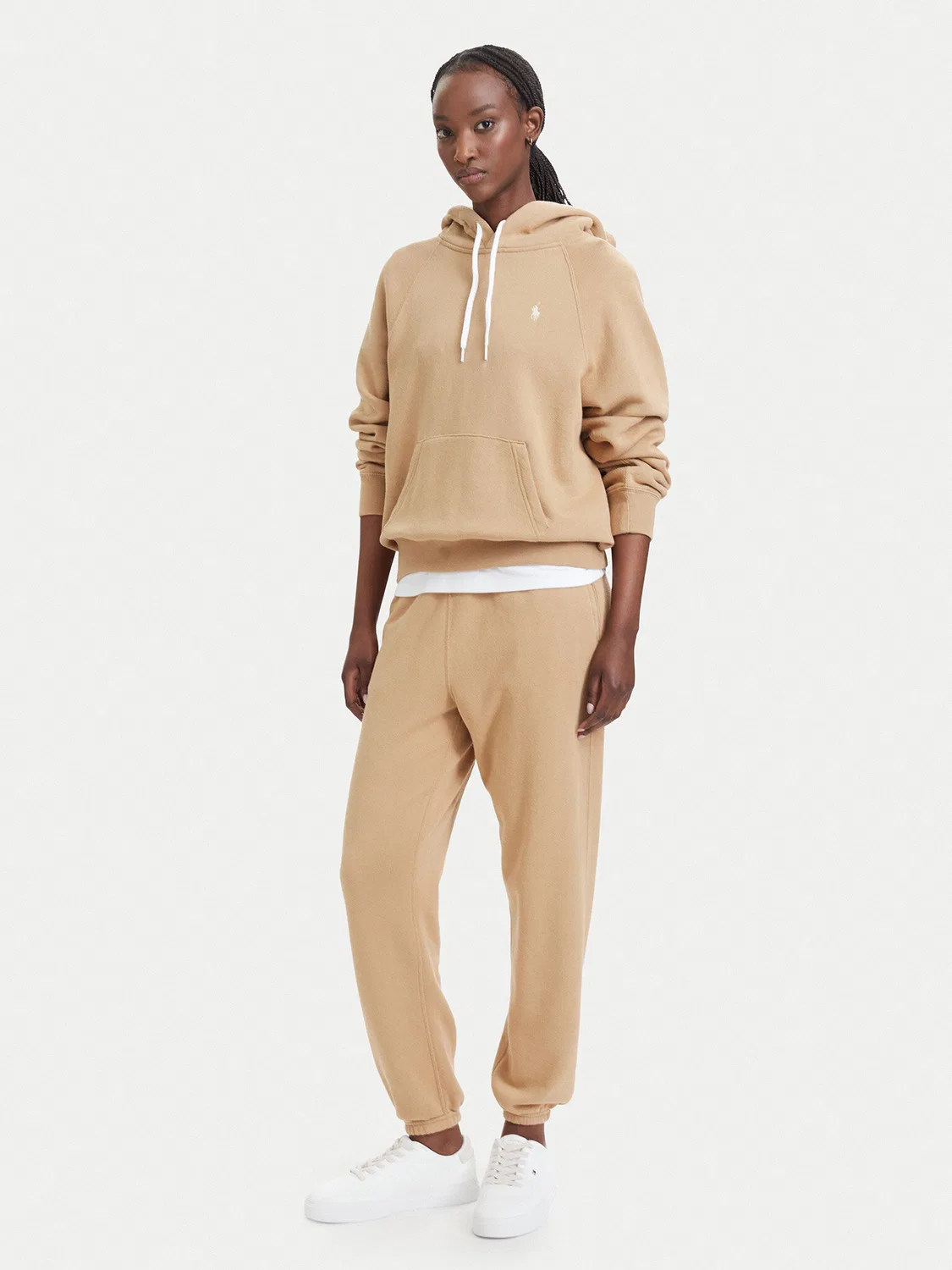 Женская толстовка стандартного кроя Polo Ralph Lauren, темно-бежевый — фото 2