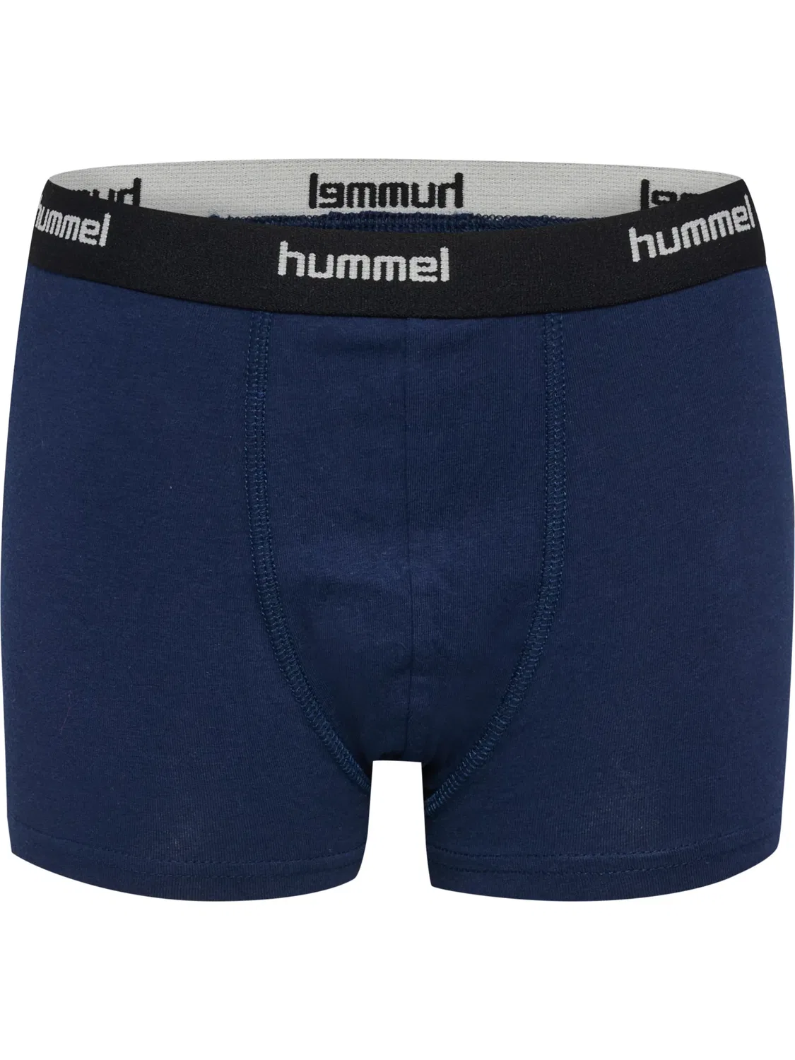 Трусы-боксеры детские с принтом Nalle Hummel, серый меланж — фото 4