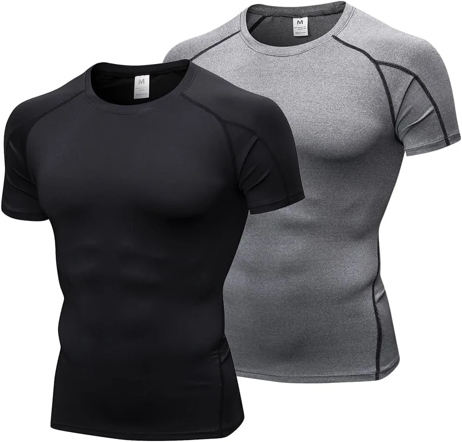 

Мужская компрессионная футболка с коротким рукавом Cool Dry для тренировок CICI FIVE