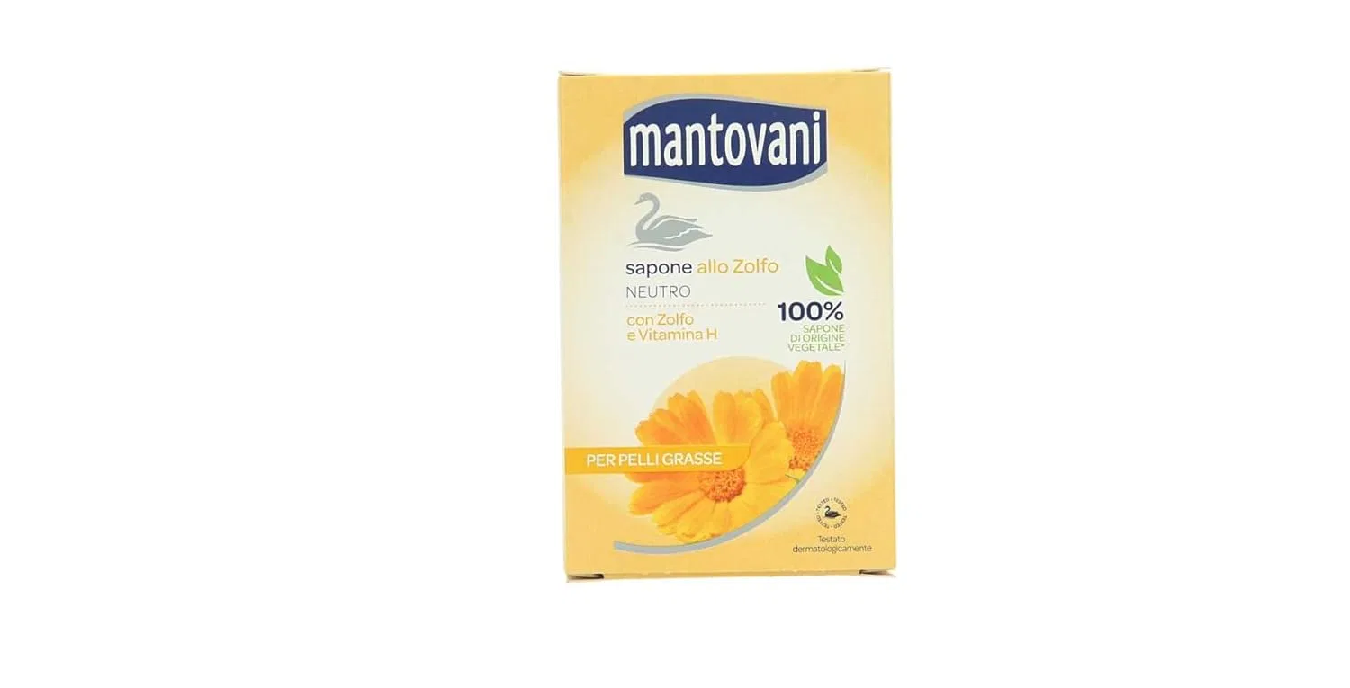 Мыло серное Mantovani, 24 шт по 100 г