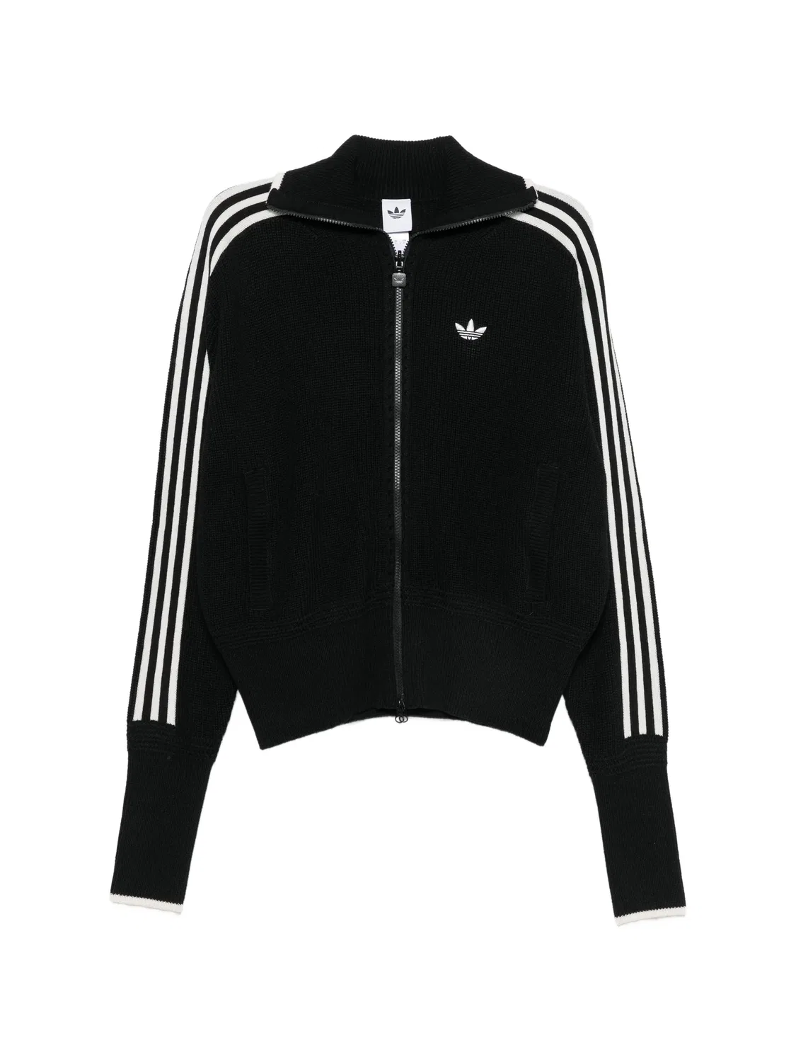 Кардиган Firebird с лампасами Adidas, черный