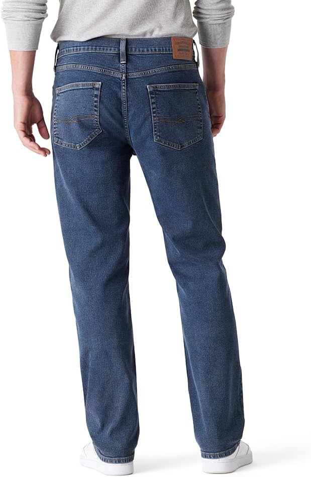 Джинсы Levi's Men's Regular Straight Fit, темно-синий — фото 3