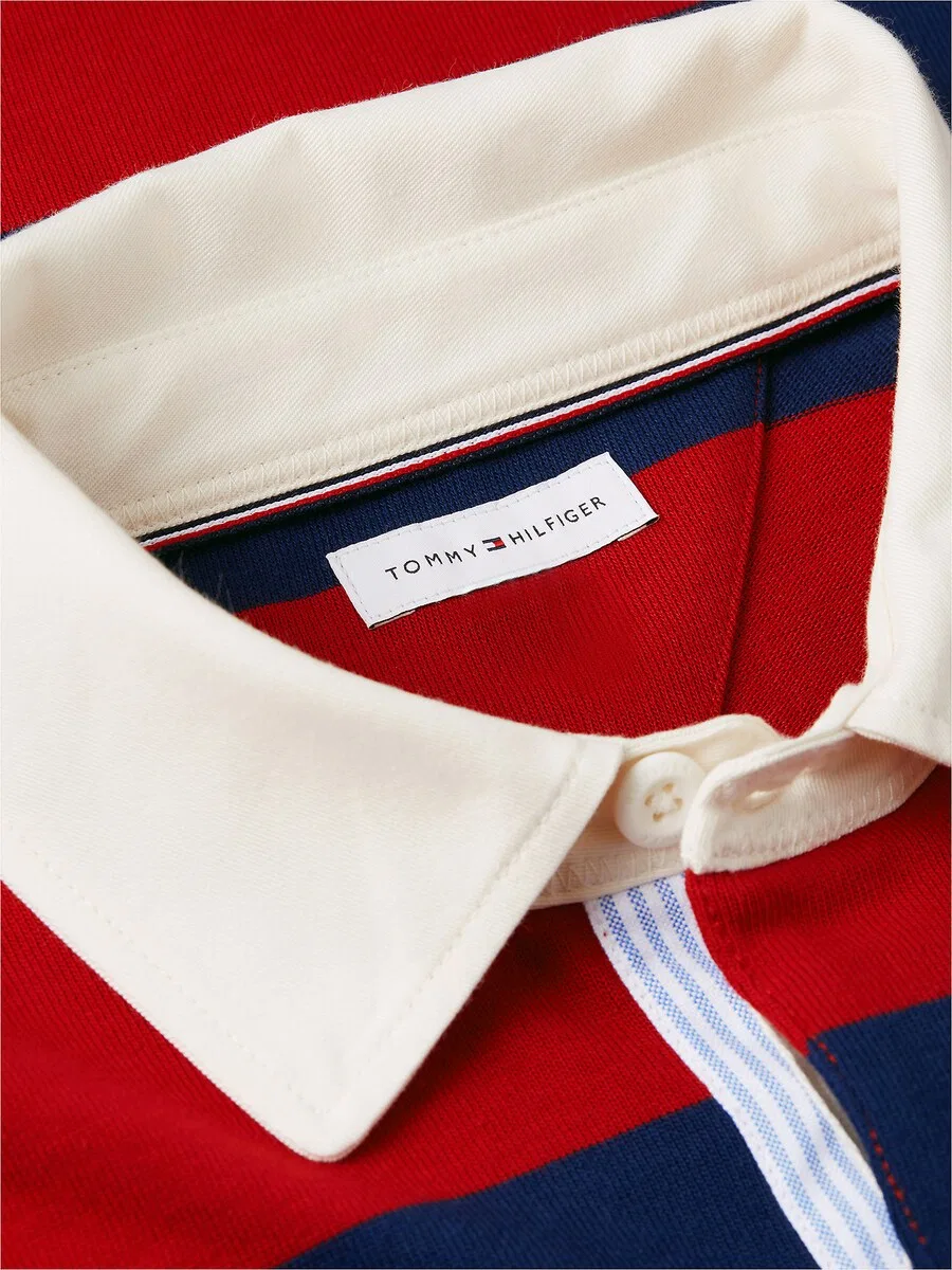 Толстовка TOMMY HILFIGER красного и черного цвета — фото 4