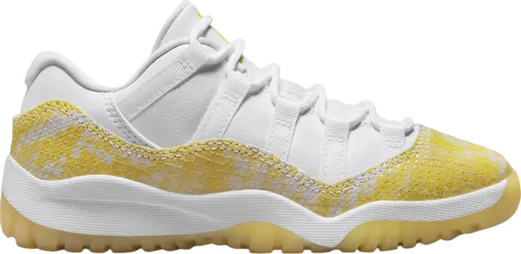 

Кроссовки Air Jordan 11 Retro Low PS 'Yellow Snakeskin', желтый