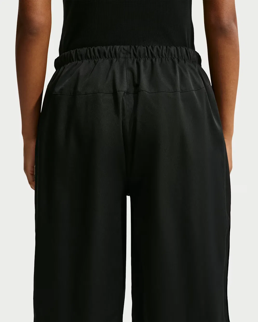 Женские свободные спортивные брюки с высокой талией Nike Sportswear, Black/Black/White — фото 3