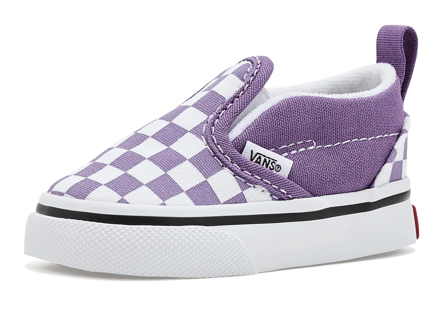 Кроссовки Slip-On V (для младенцев и малышей) Vans Kids, Color Theory Prism Purple — фото 2