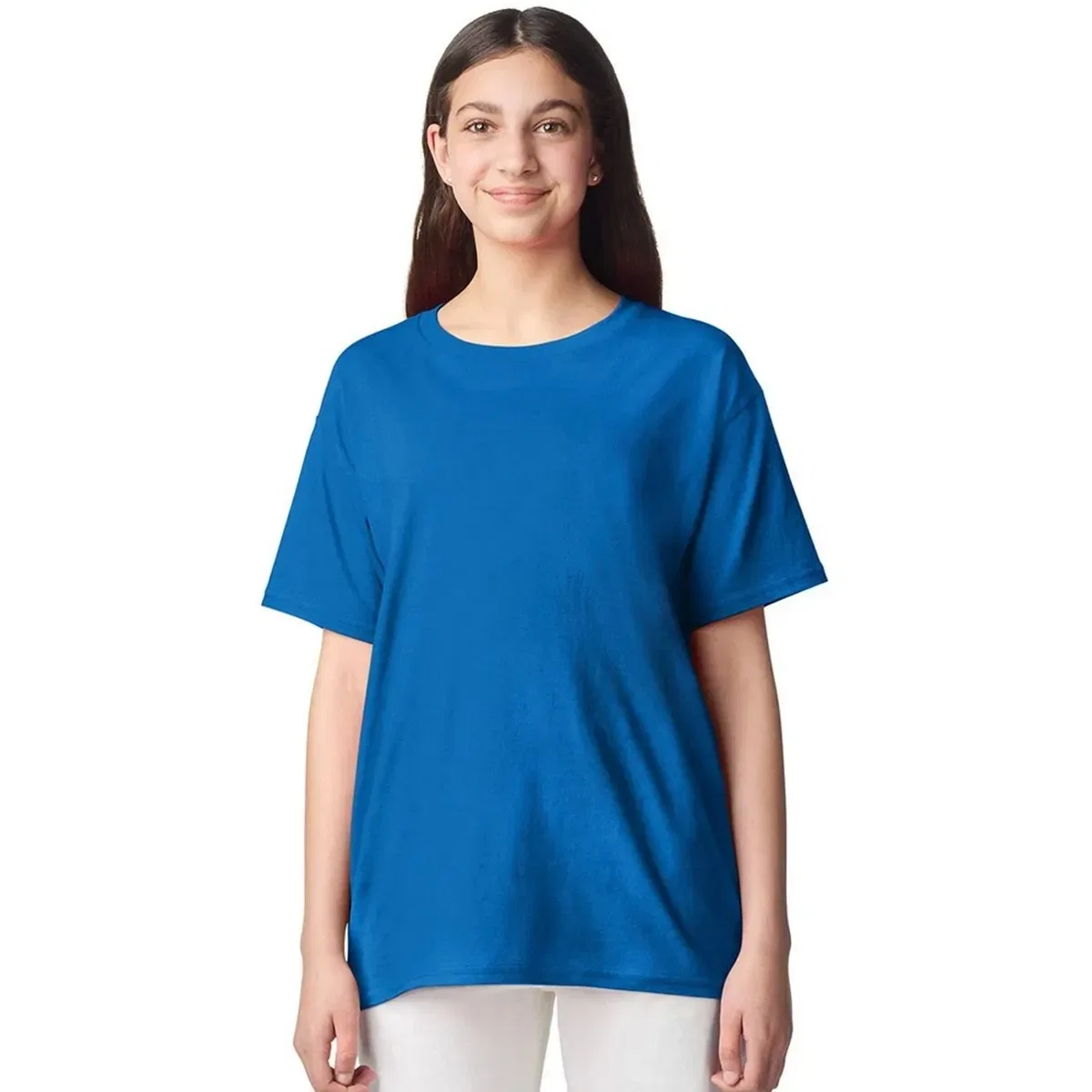 Футболка хлопковая Plain lightweight Gildan, Blue