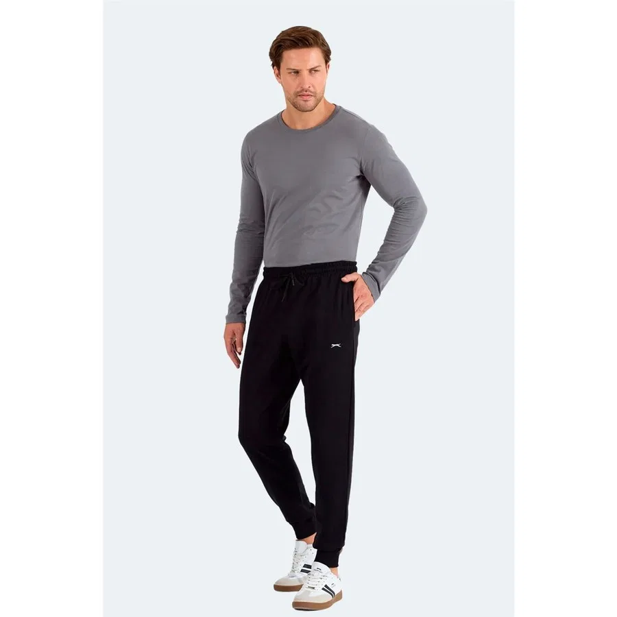 Спортивные штаны с эластичным поясом Slazenger Mamun, S, Черный — фото 2