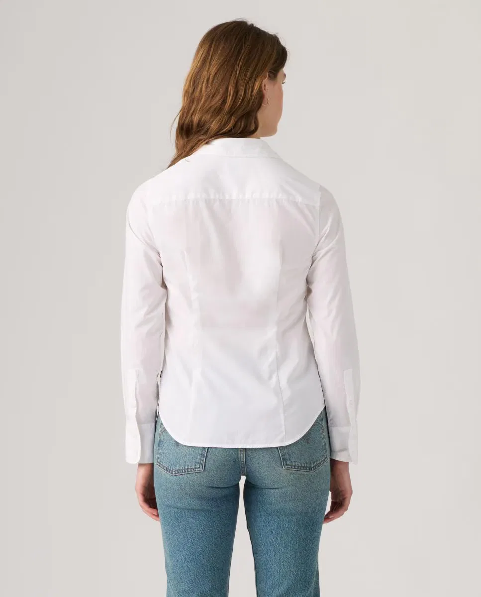 Женская рубашка с длинным рукавом, Levi's, белый — фото 2