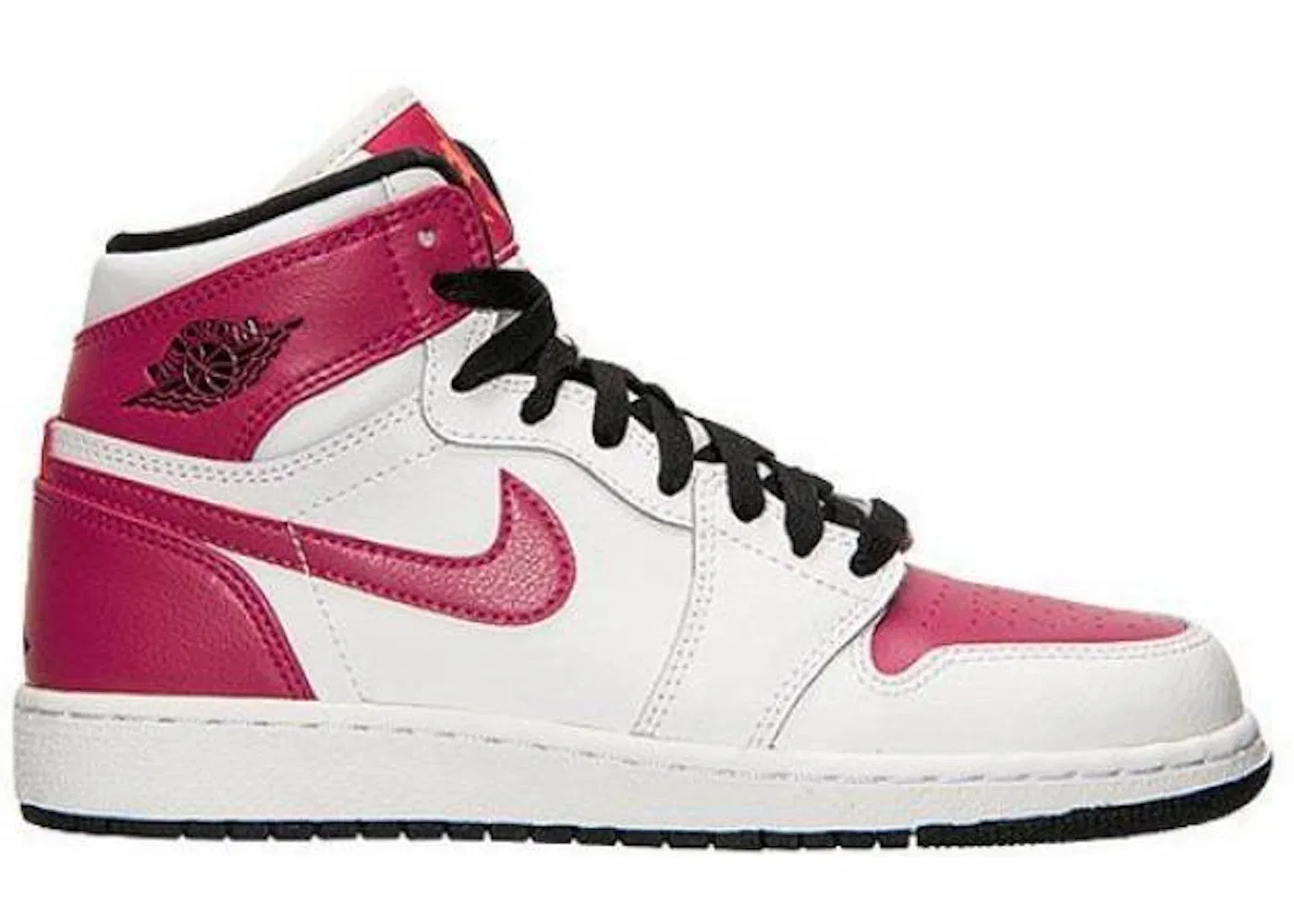 Детские кроссовки Lifestyle Jordan 1 Retro Jordan, White/Sport Fuchsia/Black