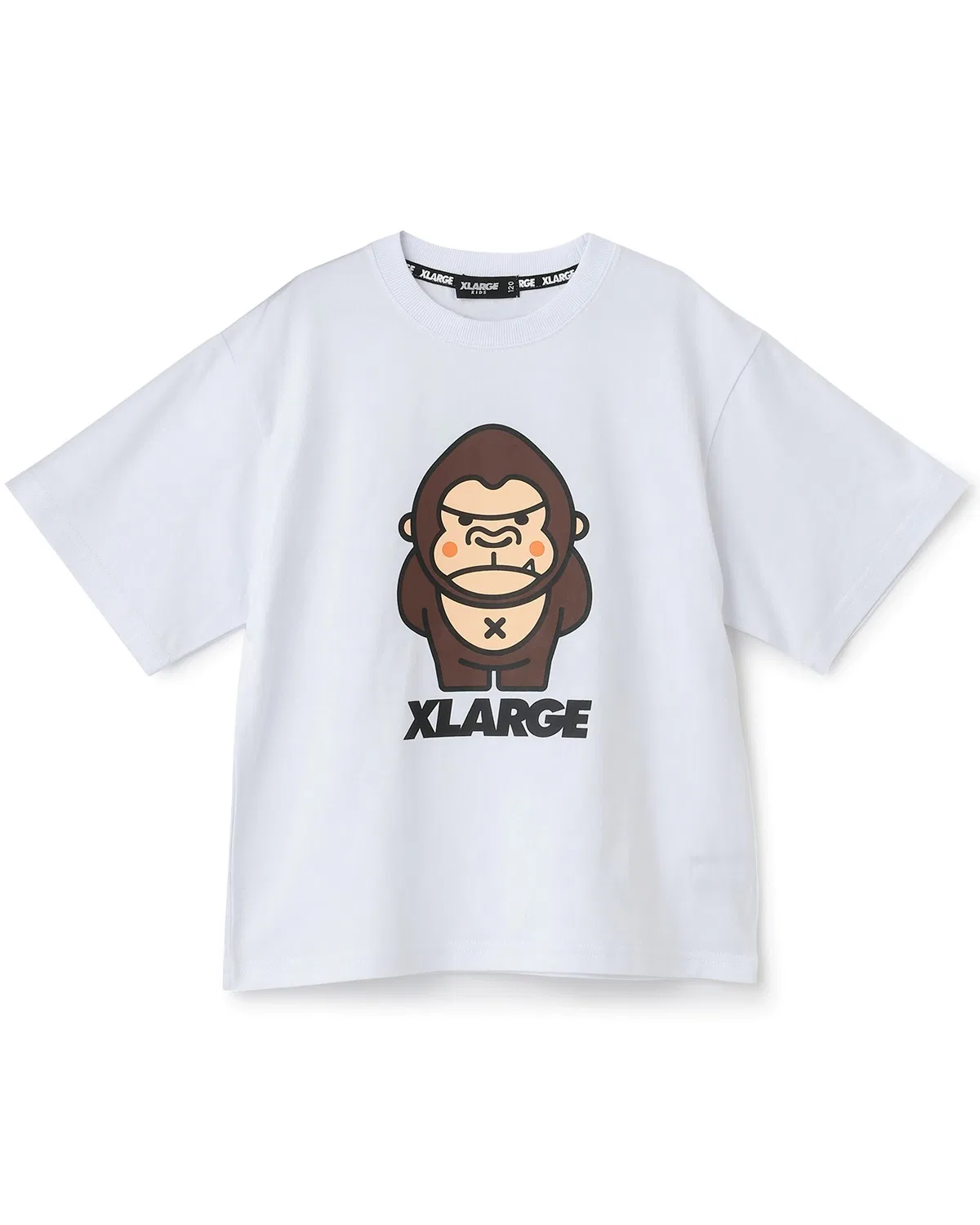 Детская футболка с принтом Funny Gorilla XLARGE KIDS, Белый