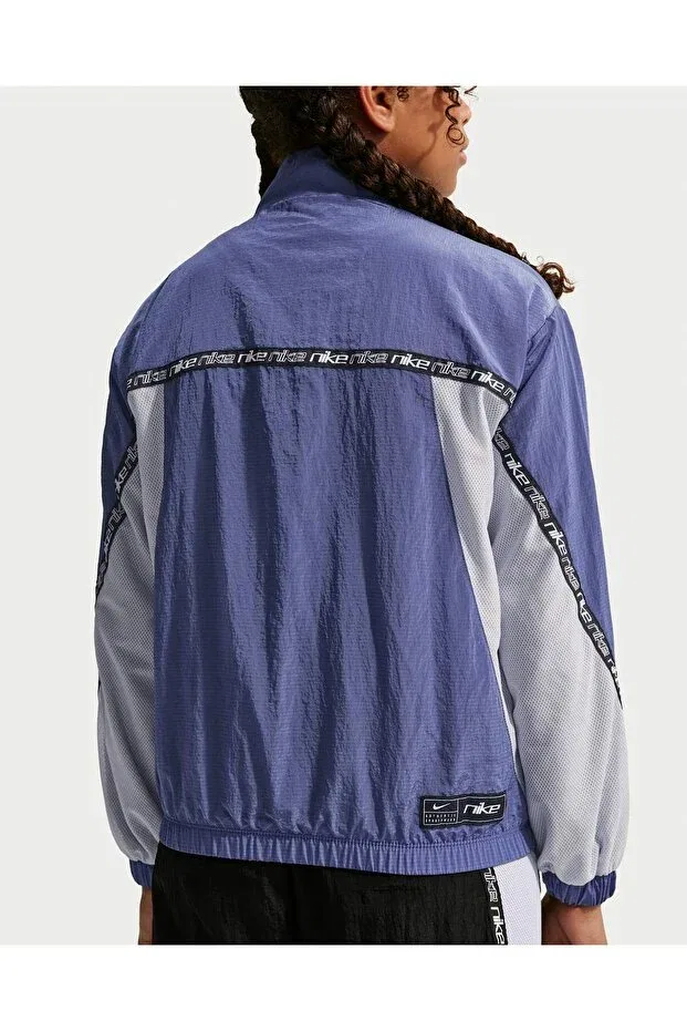 Детская джинсовая куртка оверсайз Nike, Navy Blue