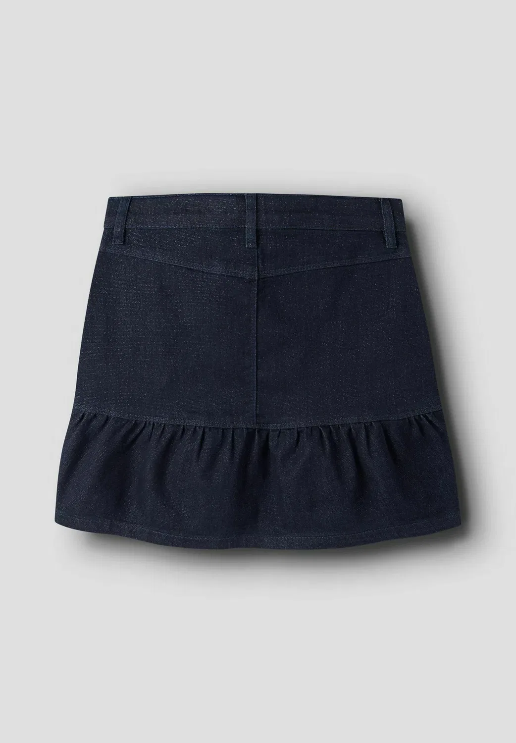 Джинсовая юбка с блестками - юбка А-силуэта Name It, Dark Blue Denim — фото 2