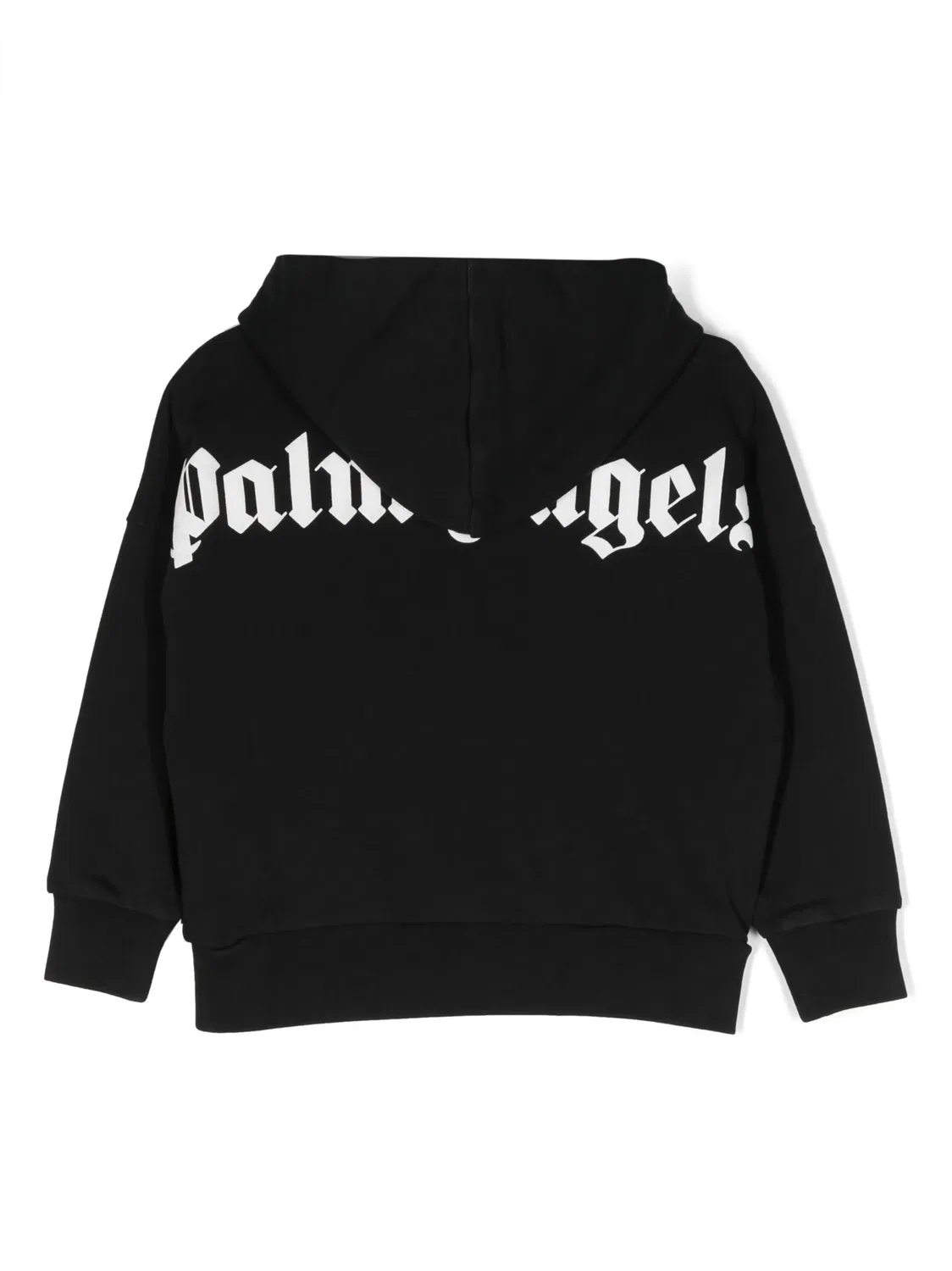 Худи с логотипом на хлопке Palm Angels, черный — фото 2
