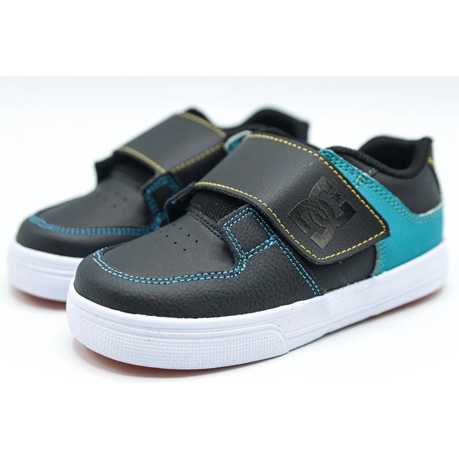 Детские кроссовки с экокожей Pure V Dc Shoes, Schwarz — фото 3