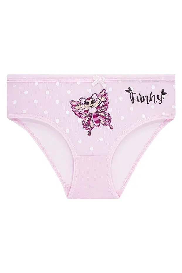 Детские трусы для девочек с принтом 5 шт Slip Panties Biyokids, Multicolor — фото 4