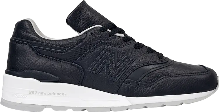 

Кроссовки New Balance 997 Leather 'Bison Capsule - Black', черный