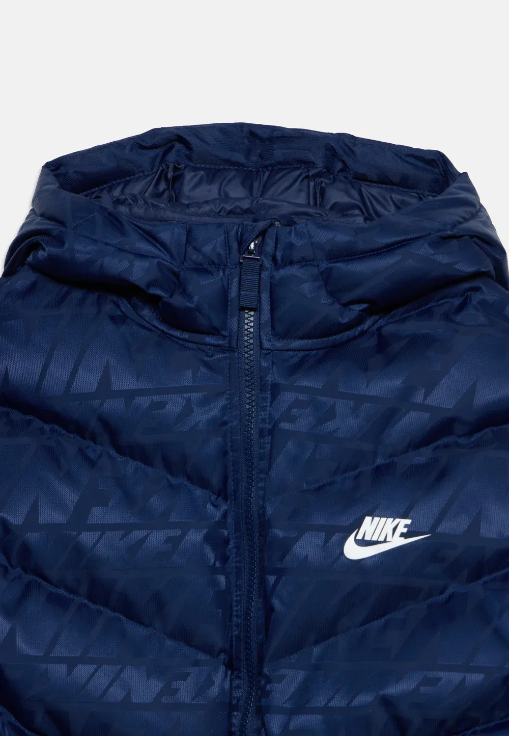 Пуховая куртка унисекс - зимняя куртка Nike Sportswear, Midnight Navy/ White — фото 3