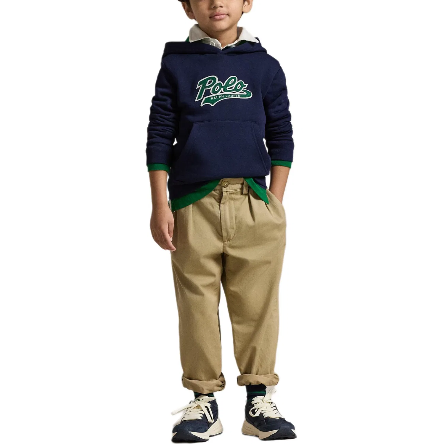 Свитшот детский Polo Ralph Lauren, Elegant Deep Blue/Green — фото 4