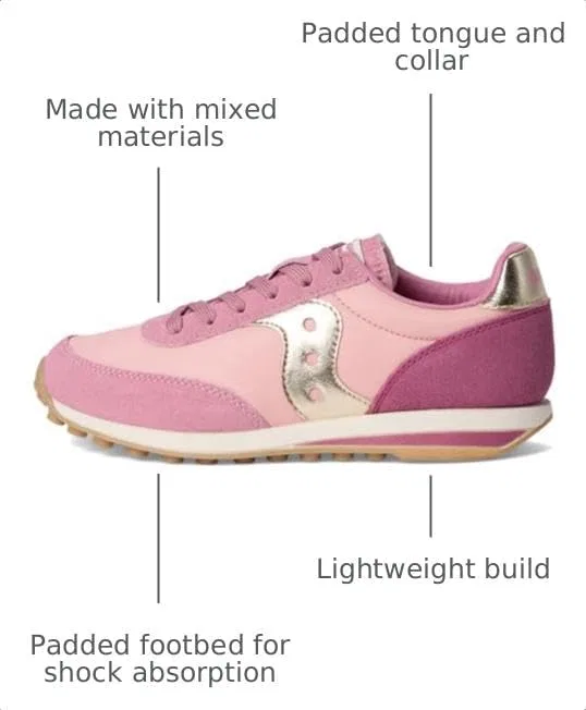 Детские кроссовки для девочек Trainer 80 Kdz Saucony, Pink — фото 3