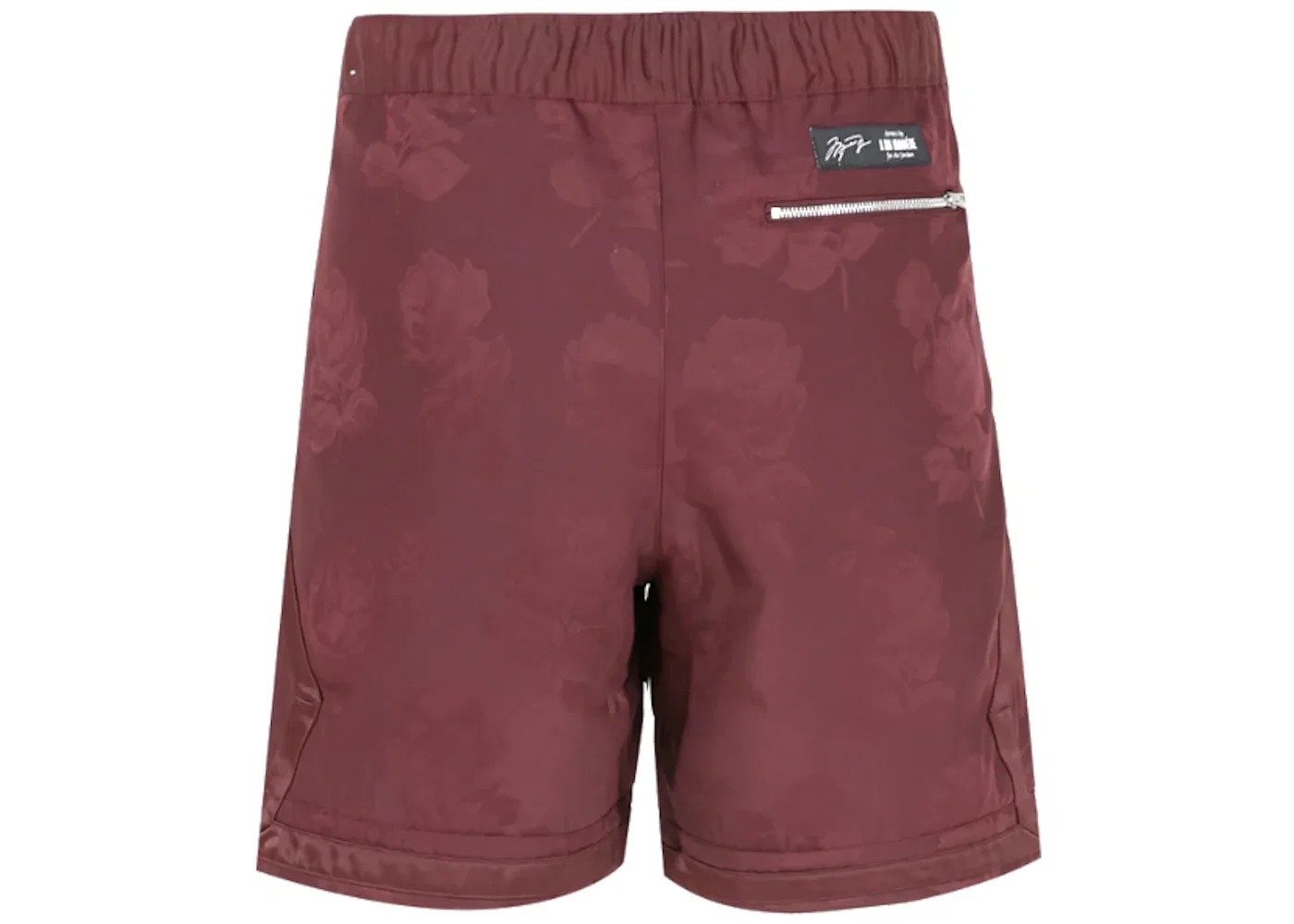 Мужские шорты с принтом Jordan x A Ma Maniere Jacquard Shorts (Asia Sizing), Burgundy — фото 2
