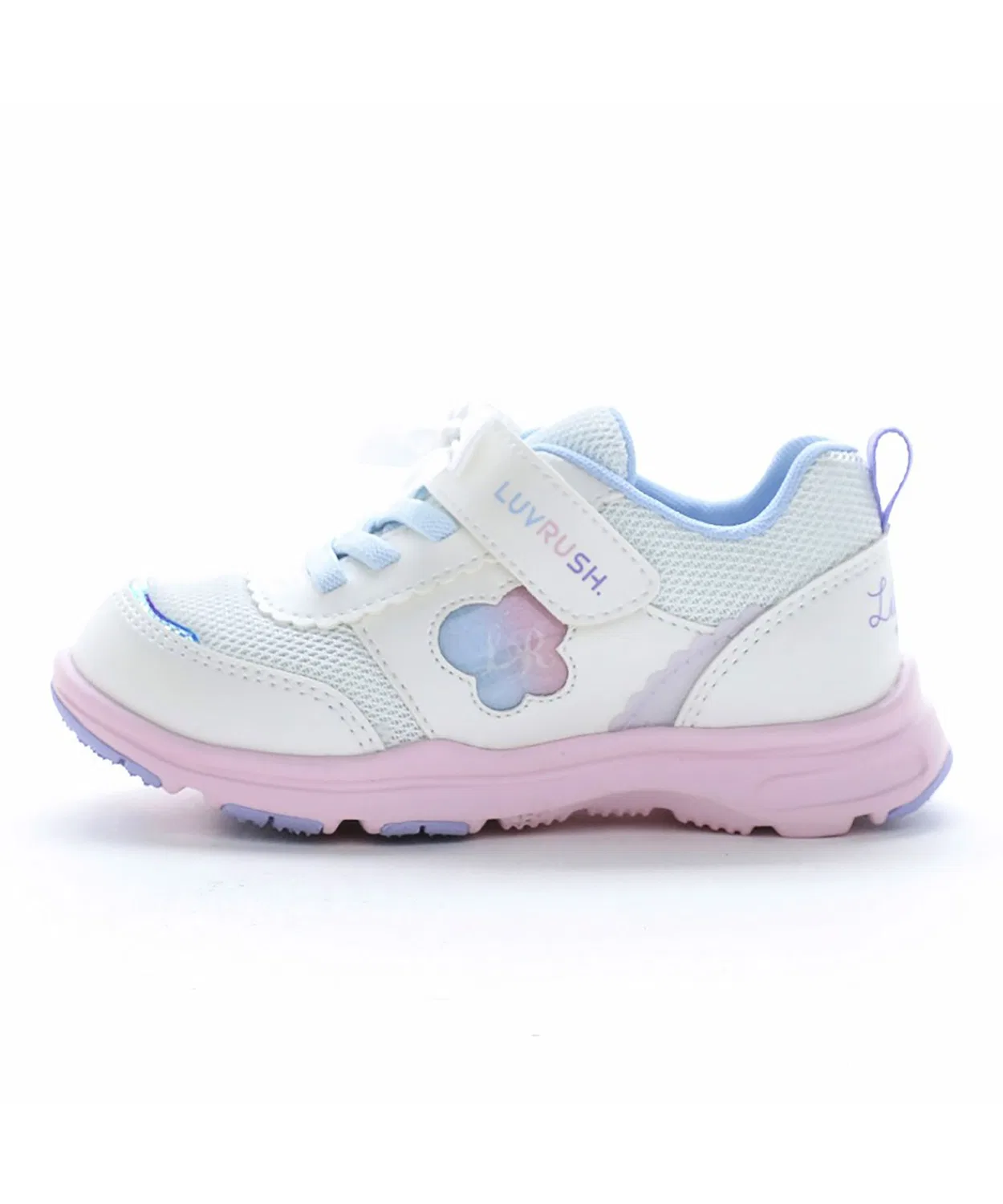 Детские кроссовки для девочек с бантом LV 1277 MoonStar, White — фото 4
