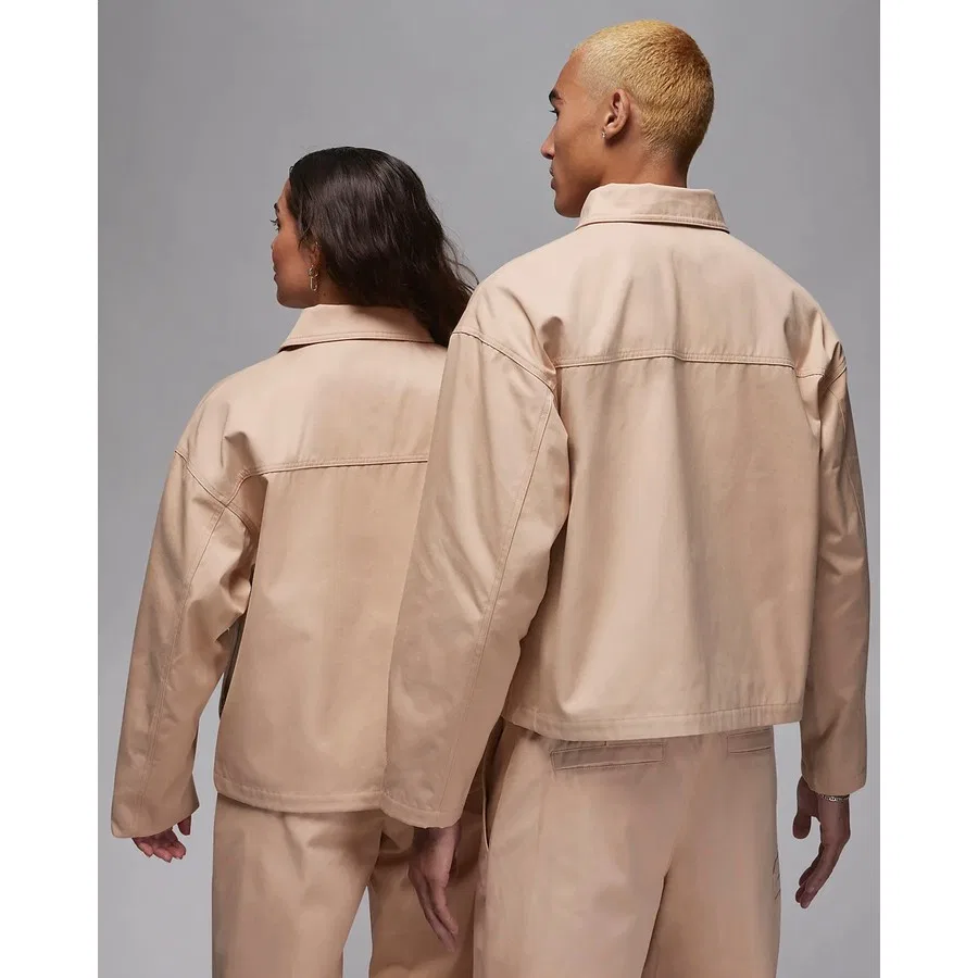 Мужская куртка Nike Jordan x J Balvin Limited Edition Woven Jacket, Коричневый — фото 2