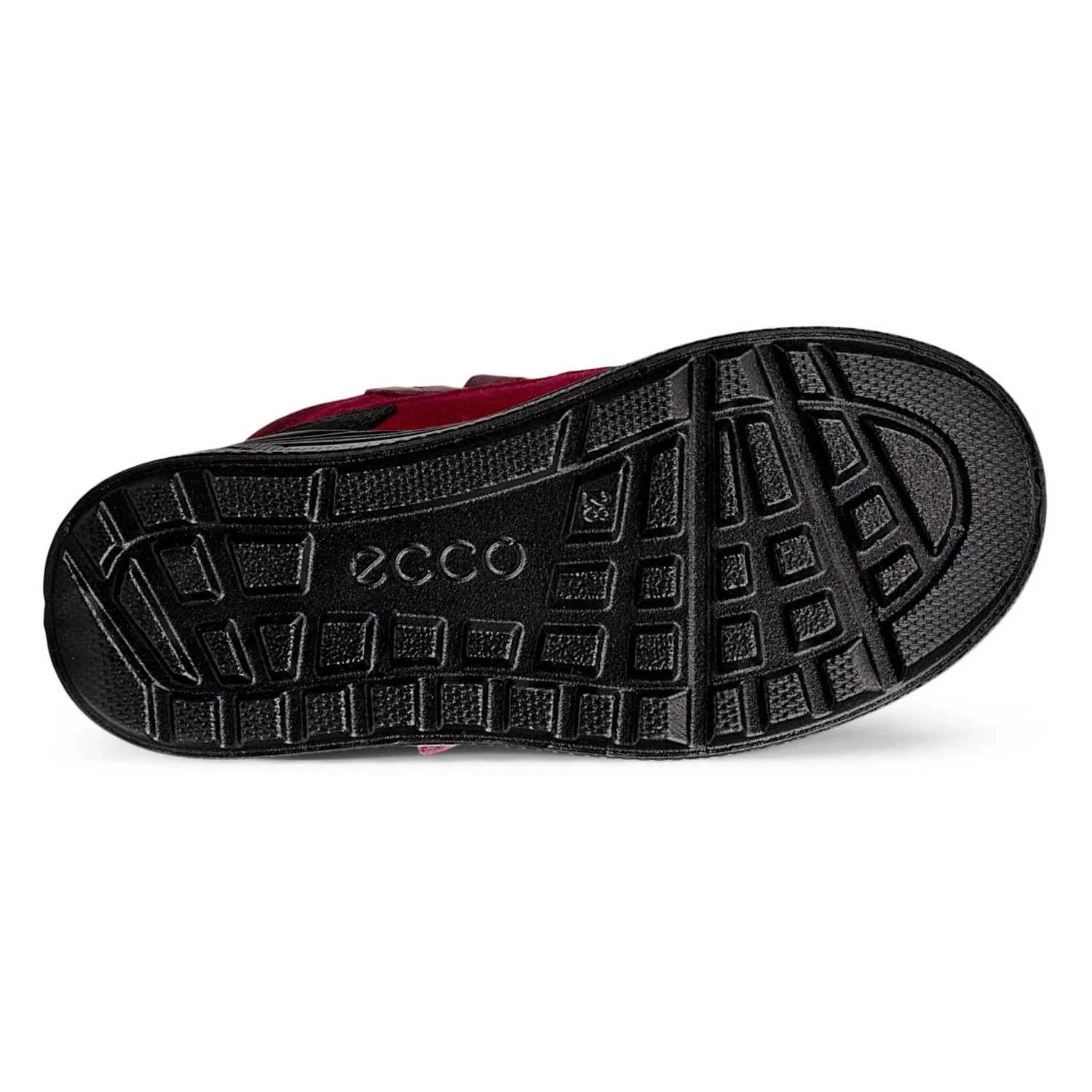 Детские зимние ботинки на липучке Urban Snowboarder Ecco, Black/Red — фото 3
