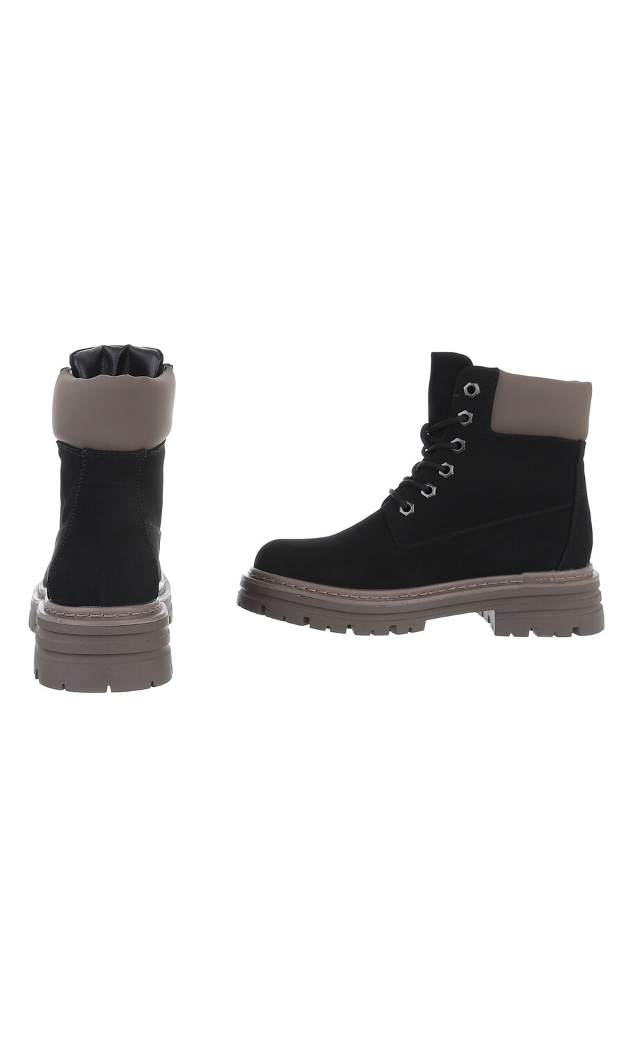 Ботильоны на шнуровке Ital-Design Lace-Up Ankle Boots, черный — фото 4